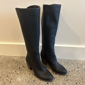 Lucky Brand Black Over the Knee Boots